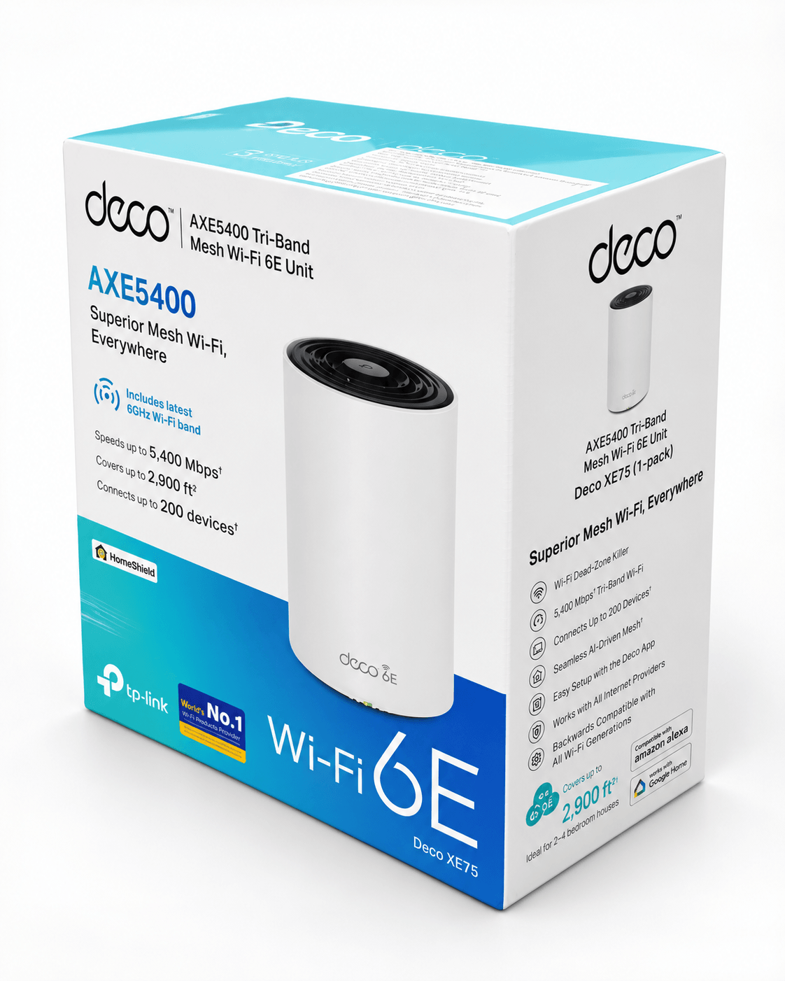 TP-Link Deco XE75 AXE5400 Tri-Band Mesh Wi-Fi 6E - 1-Pack — image 2